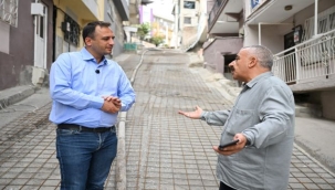 Bornova'da bir yol sorunu daha çözüldü