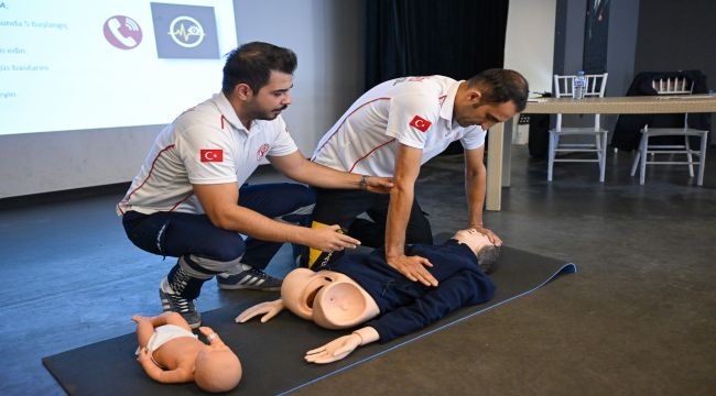 Bornova'da hayat kurtaran dokunuş