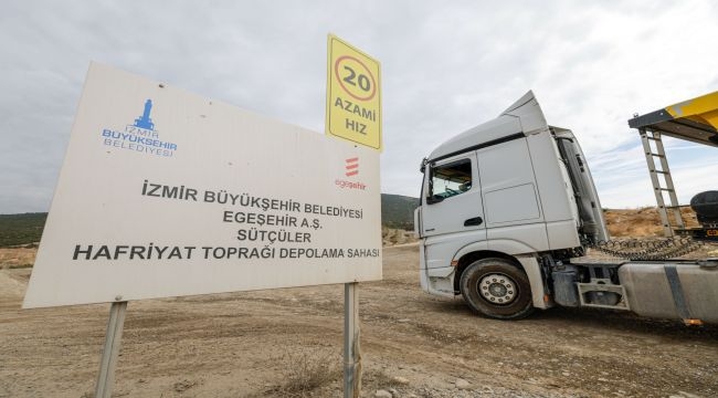 İzmir'de hafriyat toprağına doğa dostu yönetim